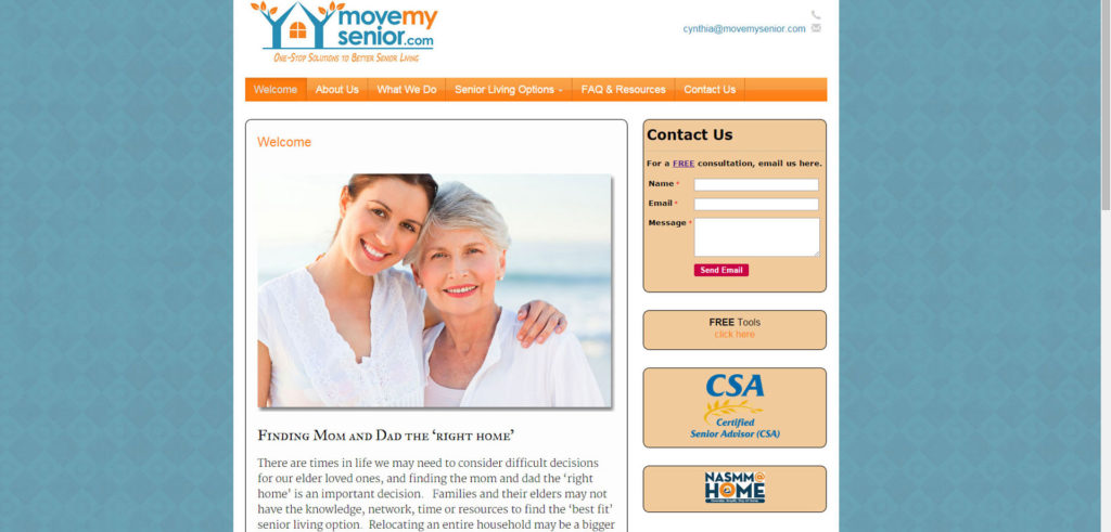 creation of a client's website at civic site design