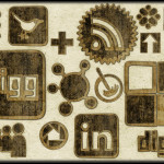worn cloth social networking icons webtreats on civic site design