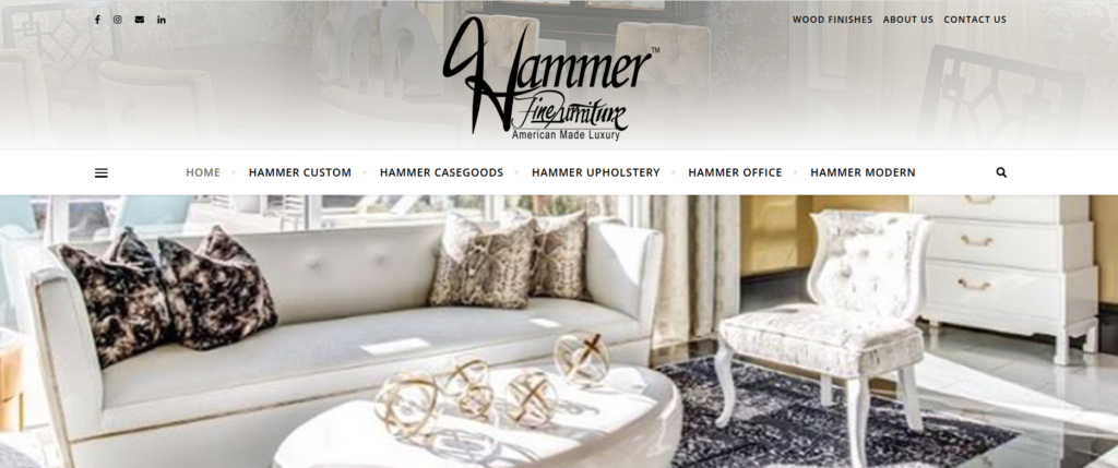 hammerfinefurniture's website